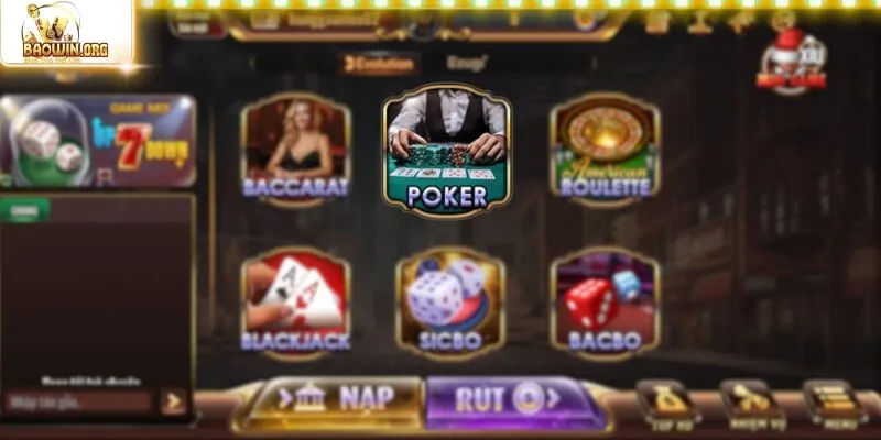 Tổng quát về trò poker Baowin